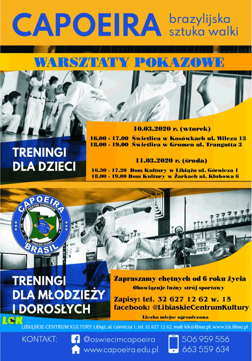 Capoeira - warsztaty pokazowe 