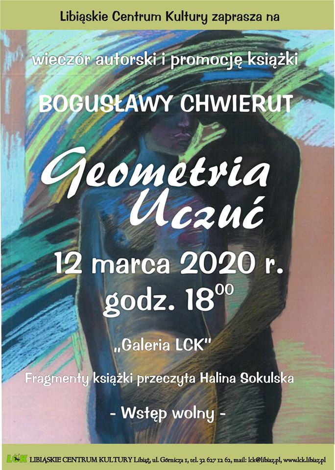 Geometria uczuć - wieczór autorski i promocja książki 