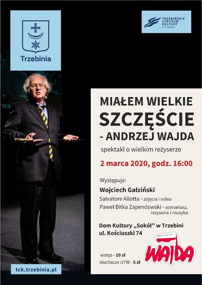 "Miałem szczęście - Andrzej Wajda" - spektakl o wielkim reżyserze 