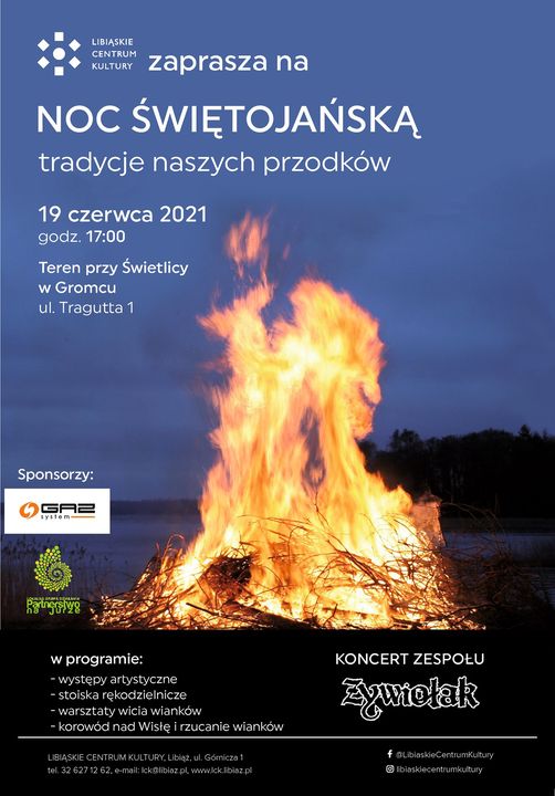 Plakat ze zdjęciem ogniska 