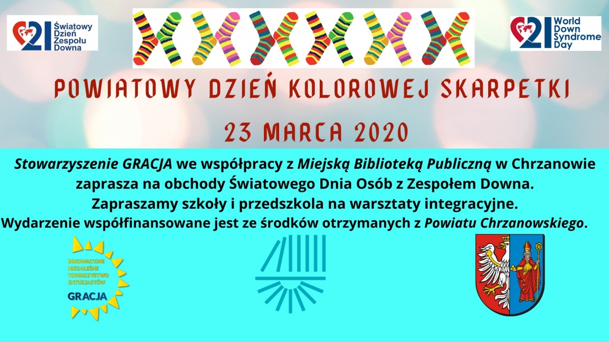 Powiatowy Dzień Kolorowej Skarpetki 