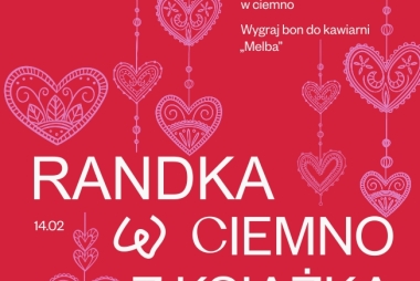 Serduszka na czerwonym tle 