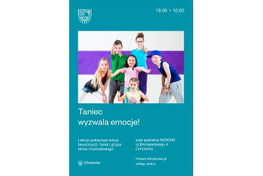 Plakat ze zdjęciem uśmiechniętych dzieci 