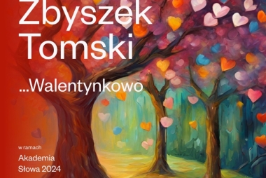 Pejzaż nasycony barawmi czerwieni, żółci