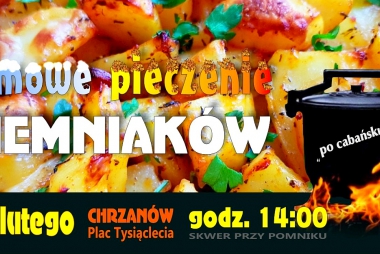 Zimowe pieczenie ziemniaków 