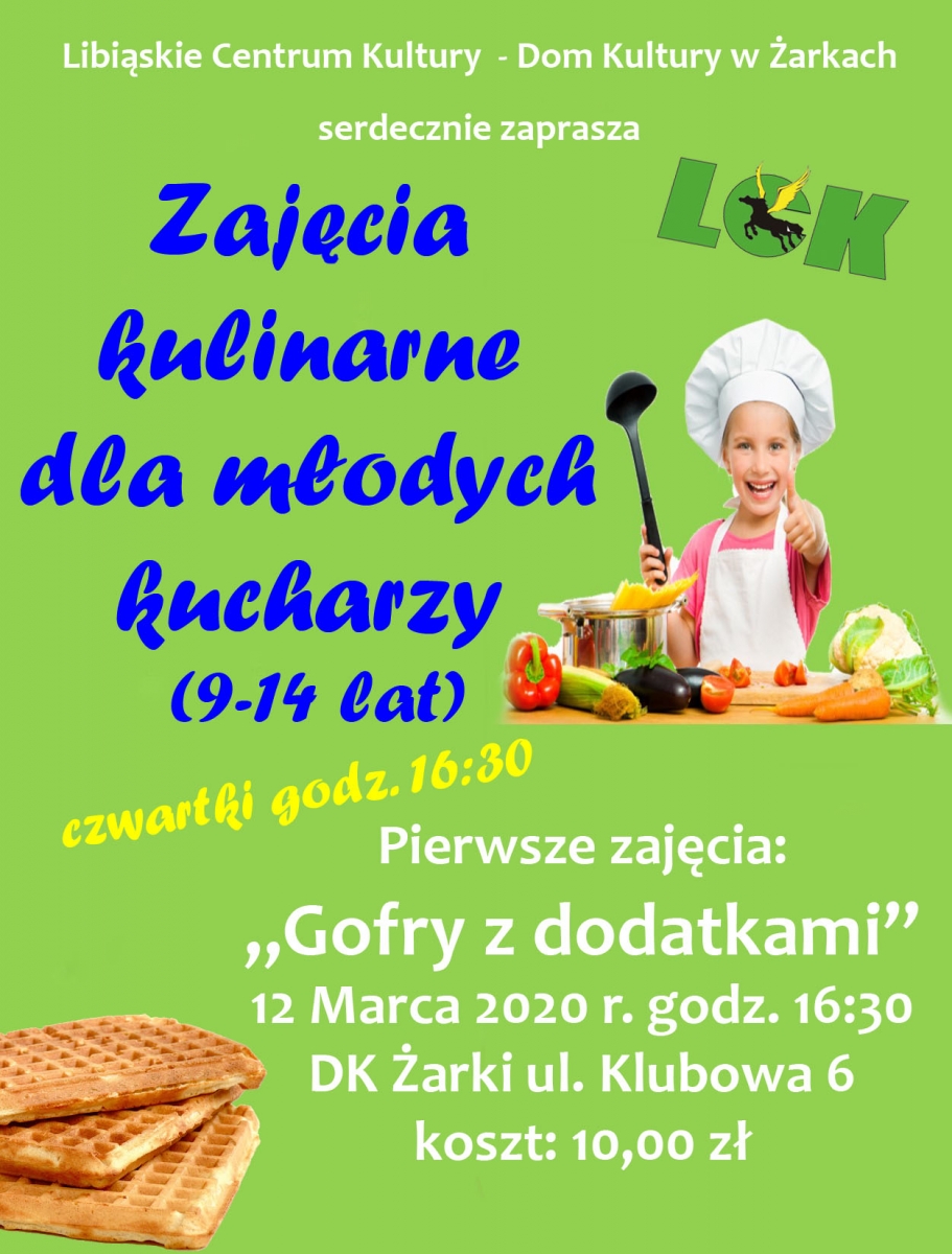 Zajęcia kulinarne dla młodych kucharzy 