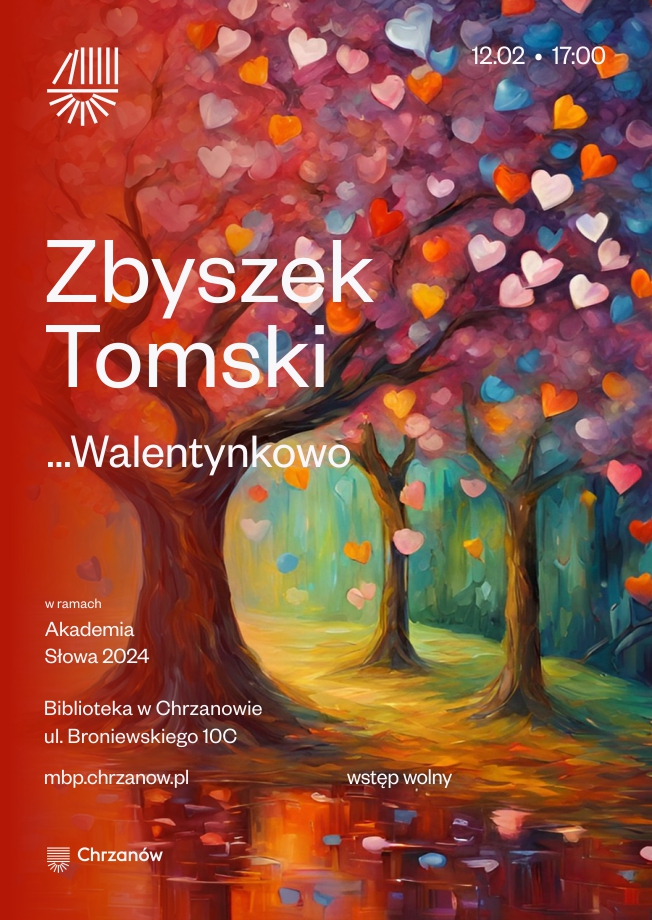 Pejzaż nasycony barawmi czerwieni, żółci
