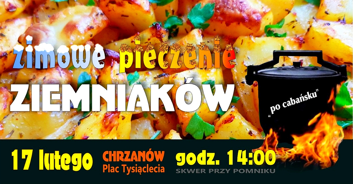 Zimowe pieczenie ziemniaków 