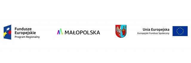 PASEK ZAWIERAJACY LOGO FUNDUSZY EUROPEJSKICH, MAŁOPOLSKI, POWIATU CHRZANOWSKIEGO, UNII EUROPEJSKIEJ