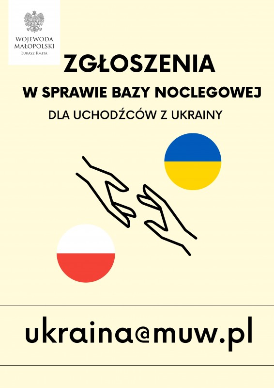 inf o zgłoszeniach w sprawie bazy noclegowej