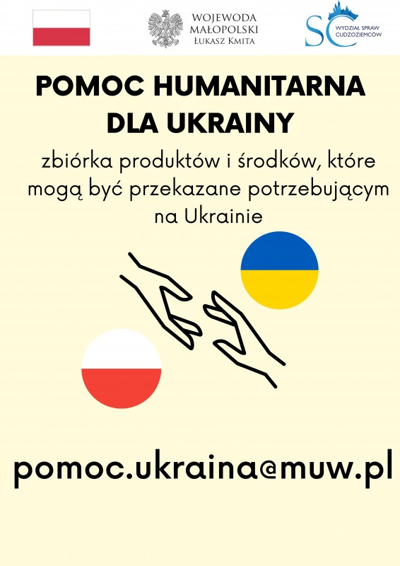 inf pomoc humanitarna dla ukrainy