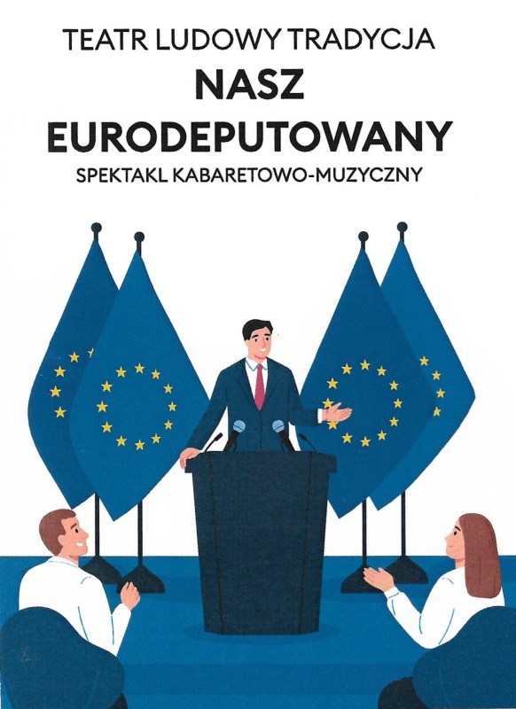 Plakat reklamujący spektakl 