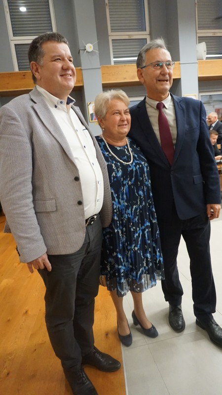 M. Bigaj z J. Szczęśniakiem i K. Kozikiem 
