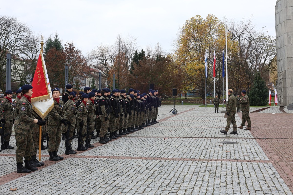 Kadeci podczas ślubowania 
