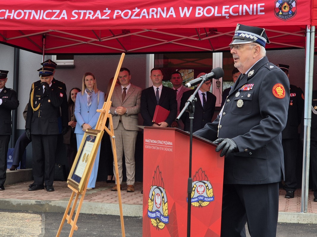 Goście przemawiają podczas jubileuszu
