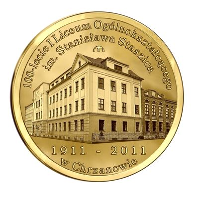 Zdobądź monetę wydaną na 100-lecie chrzanowskiego liceum 