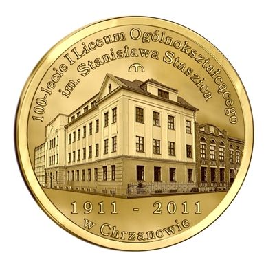 Zdobądź monetę wydaną na 100-lecie chrzanowskiego liceum 