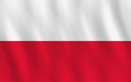 FLAGA POLSKI BIAŁO - CZERWONA