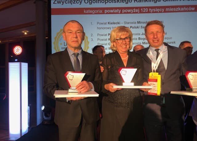 Powiat chrzanowski po raz trzeci wśród laureatów ogólnopolskiego rankingu 