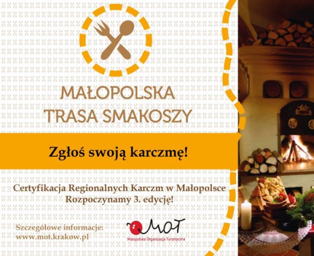 Zgłoś swoją karczmę na Małopolską Trasę Smakoszy