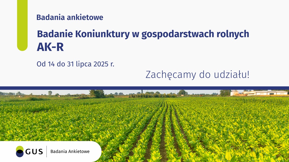 Grafika. Na górze pola tekstowe z treścią, na dole zdjęcie pola. W lewym dolnym rogu znajduje się logotyp.