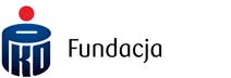 Logo banku PKO i napis Fundacja 