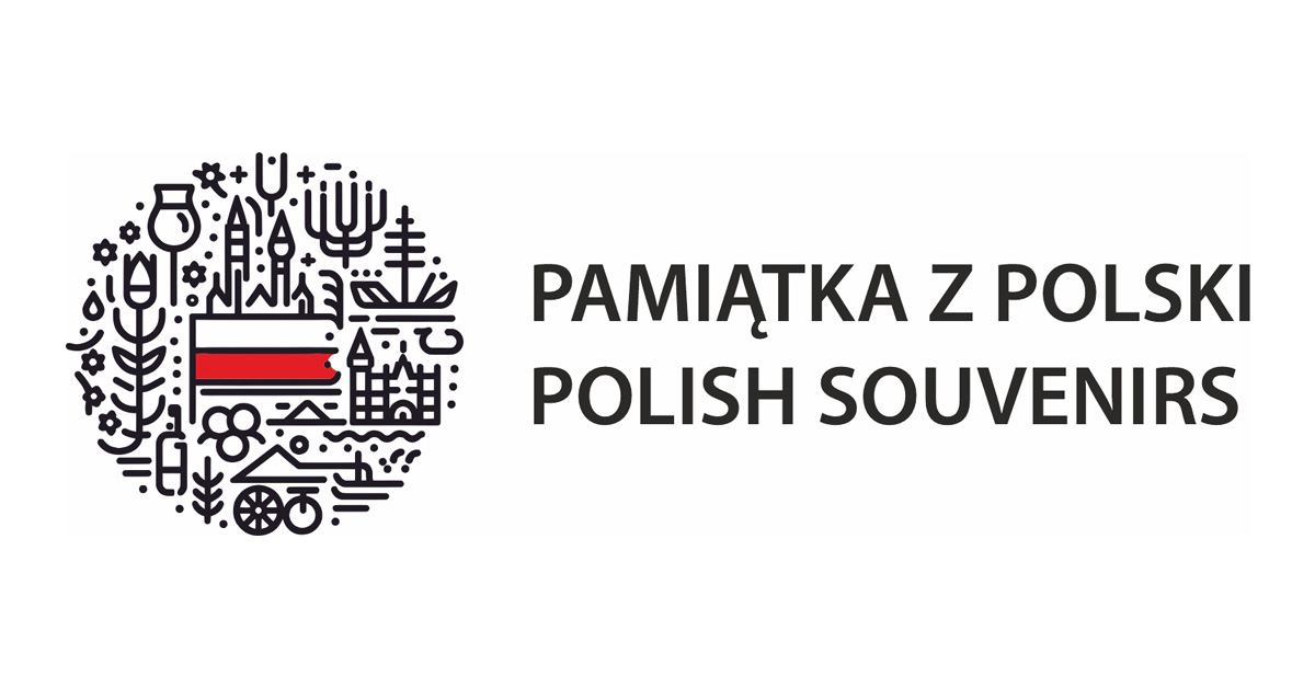 Napis Pamiątka z Polski 