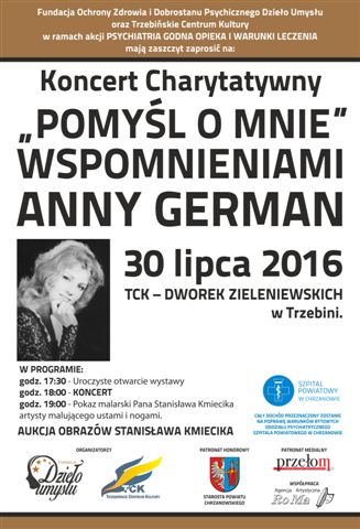 Pomyśl o mnie" koncert charytatywny w Dworze Zieleniewskich 