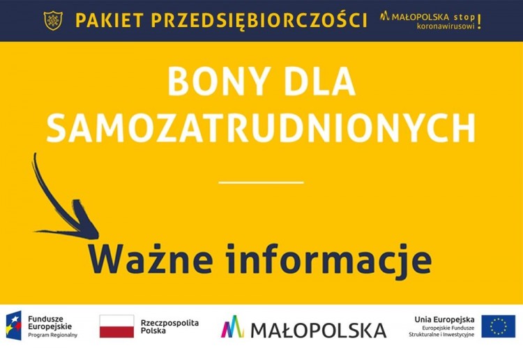 16 mln zł na bony dla samozatrudnionych w ramach pakietu przedsiębiorczości