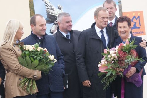 Premier Tusk otworzył północno-wschodnią obwodnicę Chrzanowa 