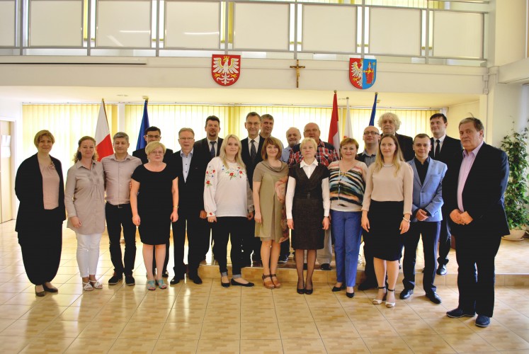 Delegacja Ukraińskich i Węgierskich samorządowców gościła w Starostwie