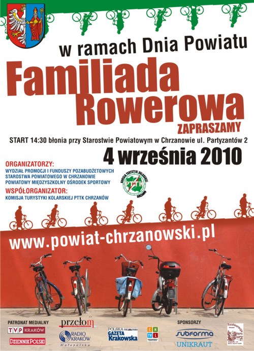 Zapraszamy na Rajd - Familiadę Rowerową