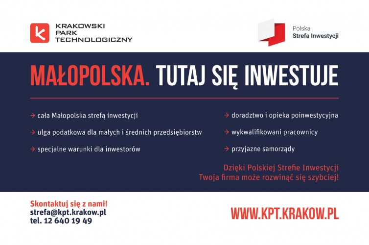 Ulgi podatkowe dla małopolskich przedsiębiorców. Wsparcie Krakowskiego Parku Technologicznego dla firm