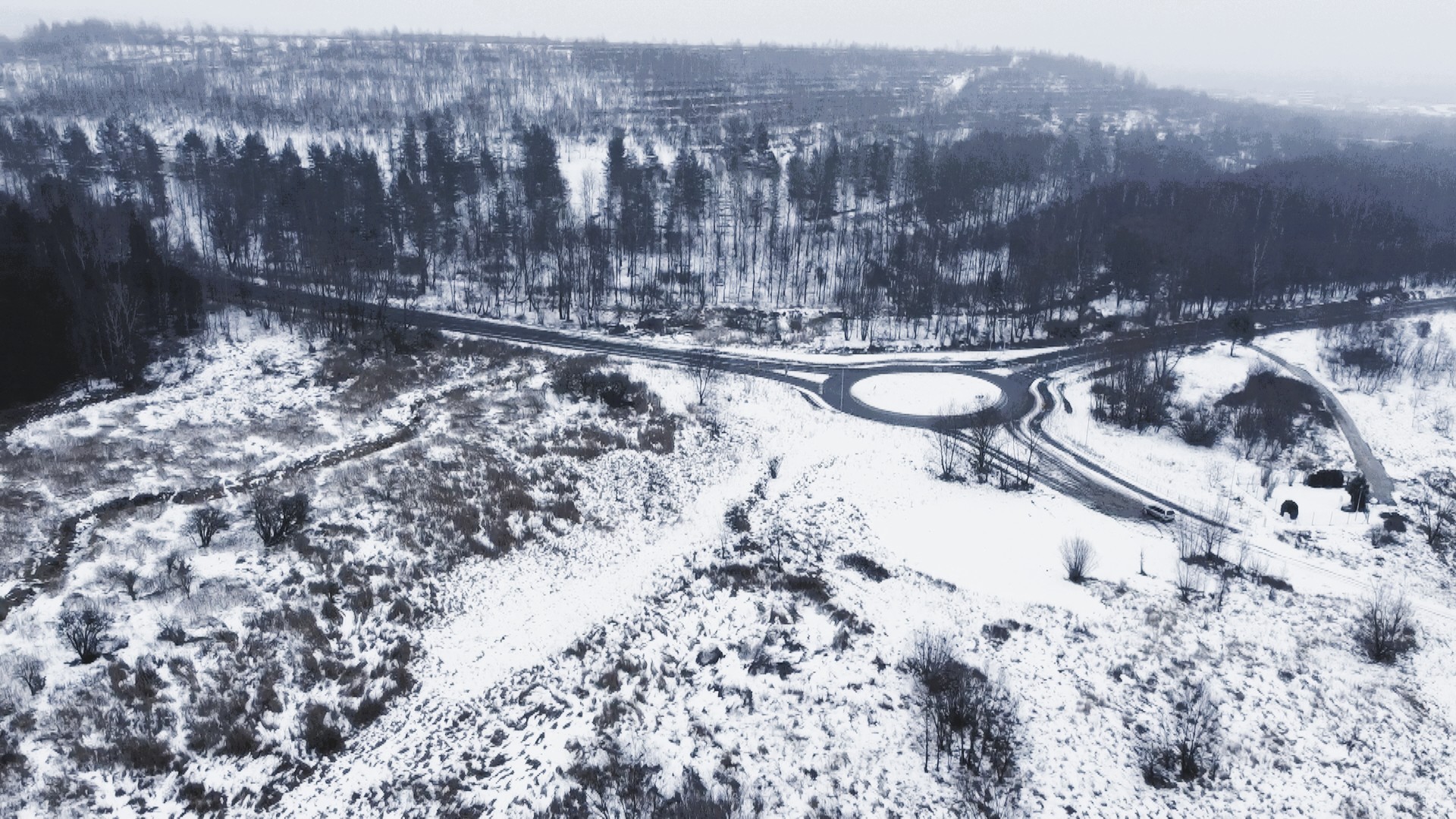 Zdjęcie inwestycji z lotu ptaka 