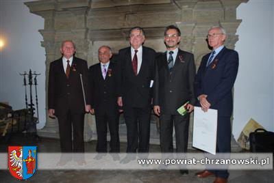 Starosta Chrzanowski otrzymał Srebrny Krzyż Zasługi od prezydenta