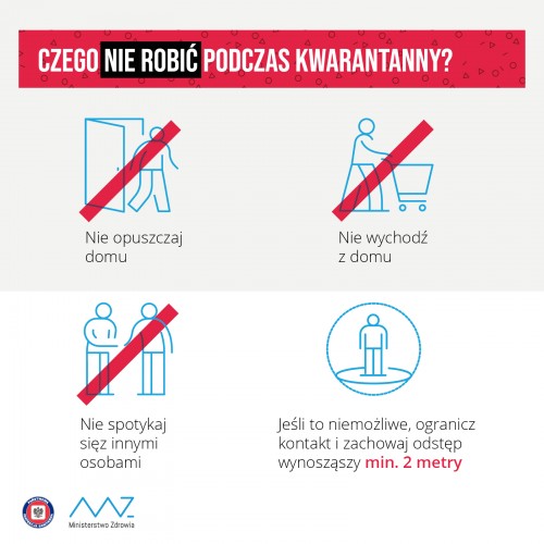 Dowiedz się czego nie robić podczas kwarantanny!