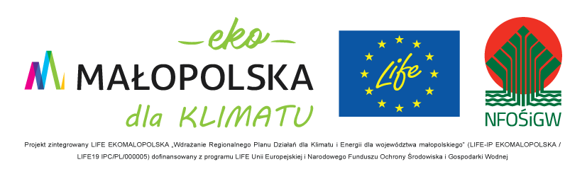 Logo: eko-Małopolska dla klimatu 