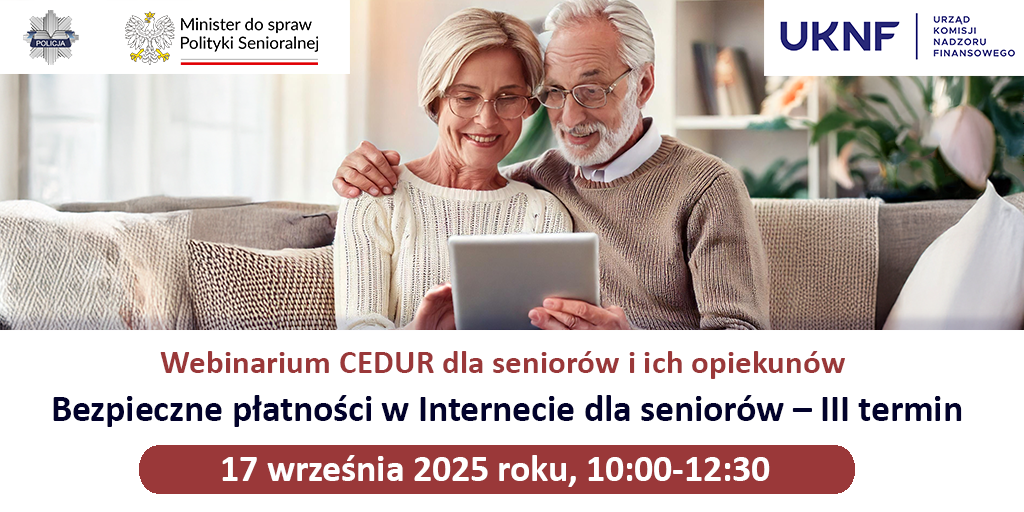 Seniorzy czytający, kobieta i mężczyzna w okulrach. 