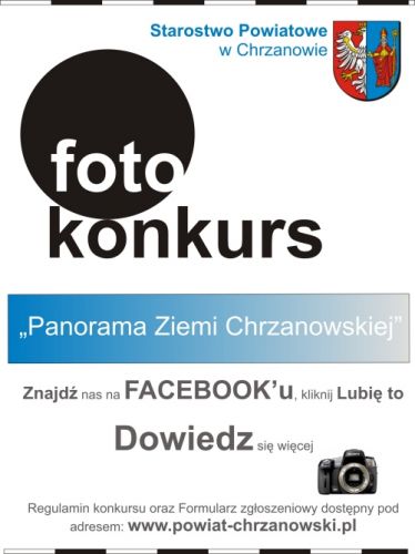 UWAGA! przedłużenie terminu nadsyłania prac do FOTOkonkursu pn. „Panorama Ziemi Chrzanowskiej