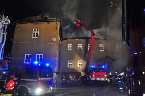 Płonął klasztor oo. Bernardynów w Alwerni