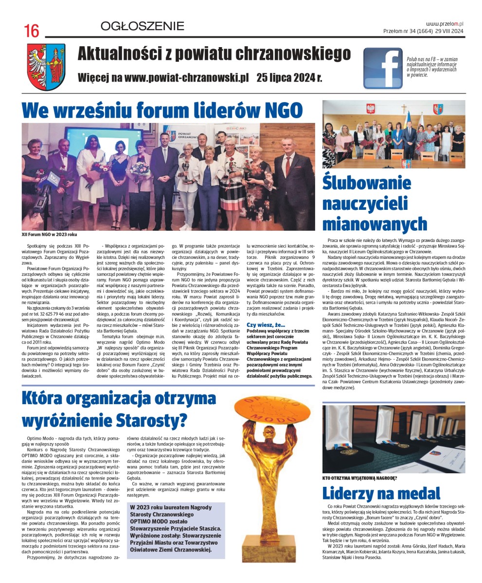 Makieta z gazety 