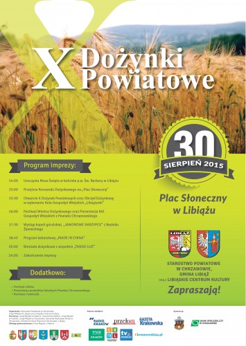 Zapraszamy na X Dożynki Powiatowe 