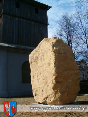 Pamiątkowy kamień w Mętkowie