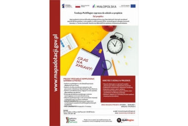 Fundacja MultiRegion realizuje projekt "Czas na zmiany!"