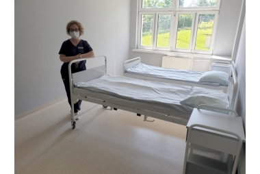 Wyremontowana sala chorych na psychiatrii