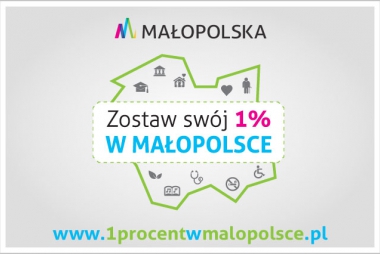 Zostaw 1% w Małopolsce