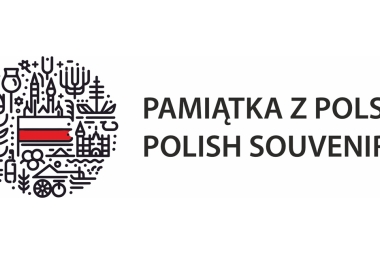 Napis Pamiątka z Polski 