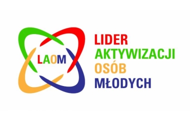 Kolorowe napis: Lider Aktywizacji Osób Młodych 