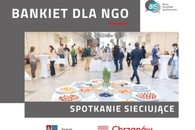 Plakat, zdjęcie bankietu