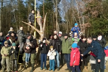 Spalili marzannę nad Chechłem 